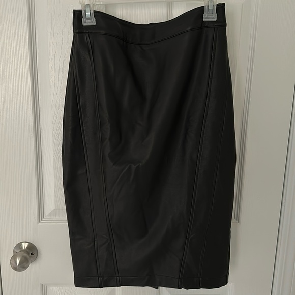 Reitmans - Faux Leather Skirt - Picture 1 of 9